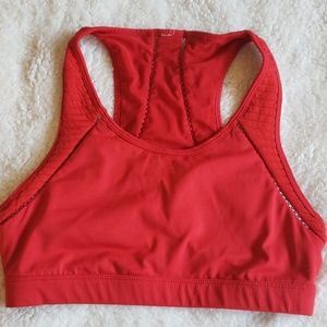 Fabletics red sports bra